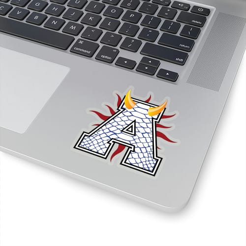 Kiss-Cut Stickers - Alumni : reptile blue