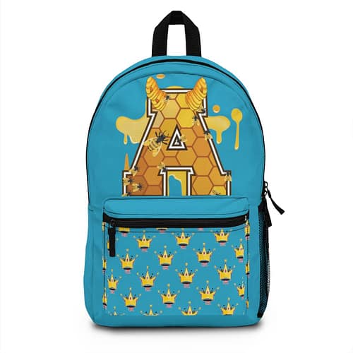 Backpack - Alumni : Honey bee  turquoise