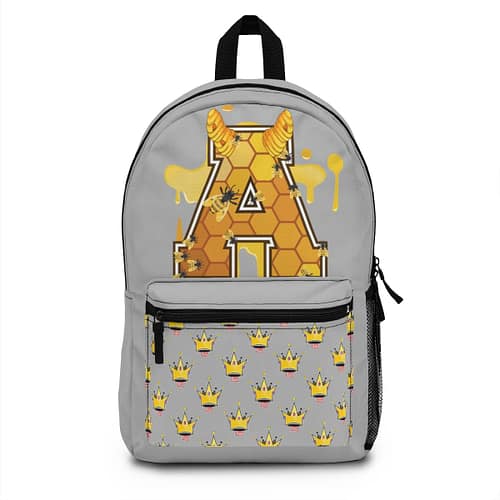 Backpack - Alumni : Honey bee  lt grey