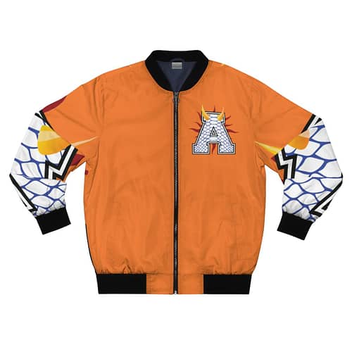 Alumni Bomber Jacket : Reptile blue / Crusta